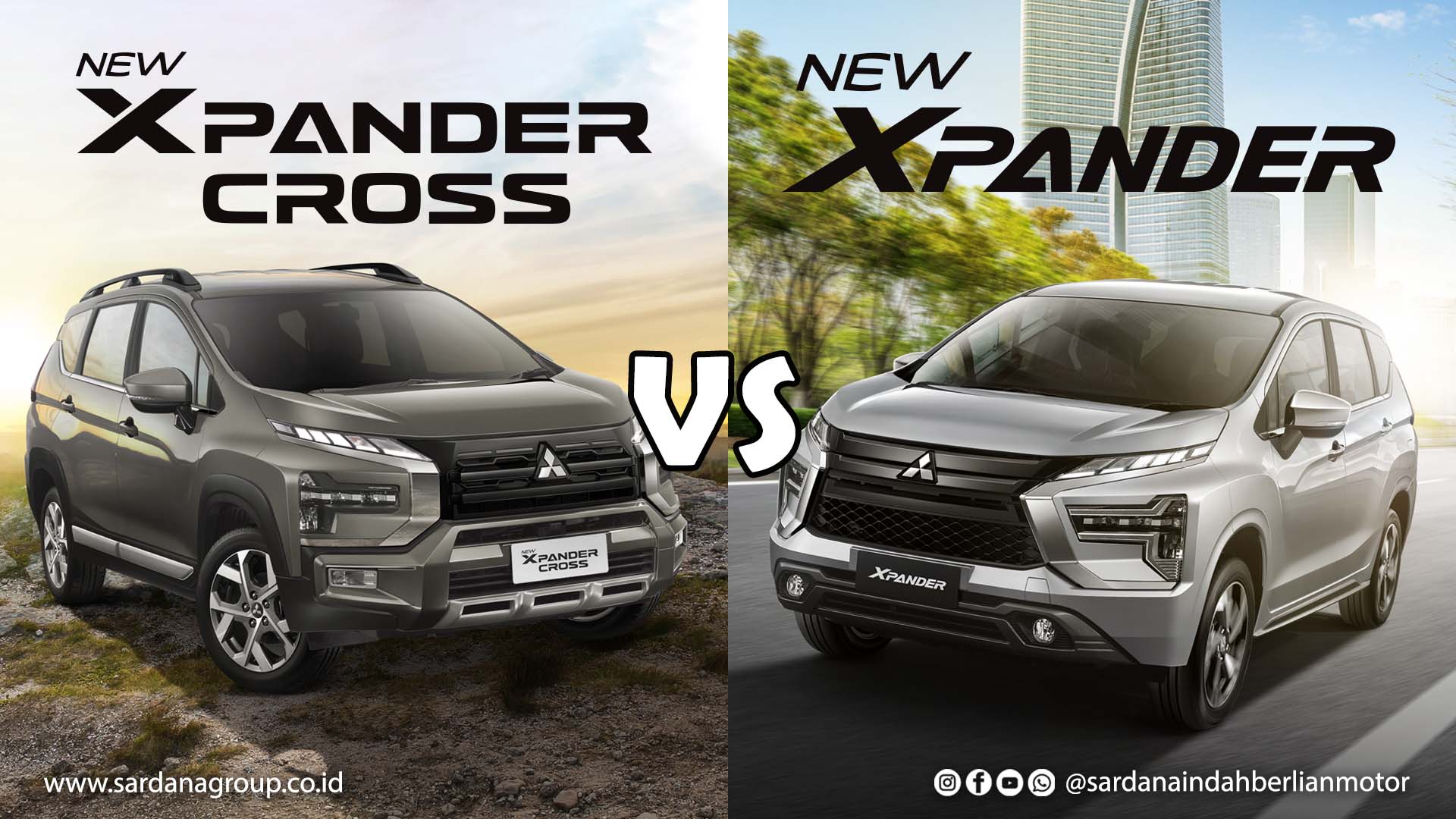 Pilih New Xpander Ultimate CVT Atau New Xpander Cross CVT Facelift? Ini Pertimbangannya! 